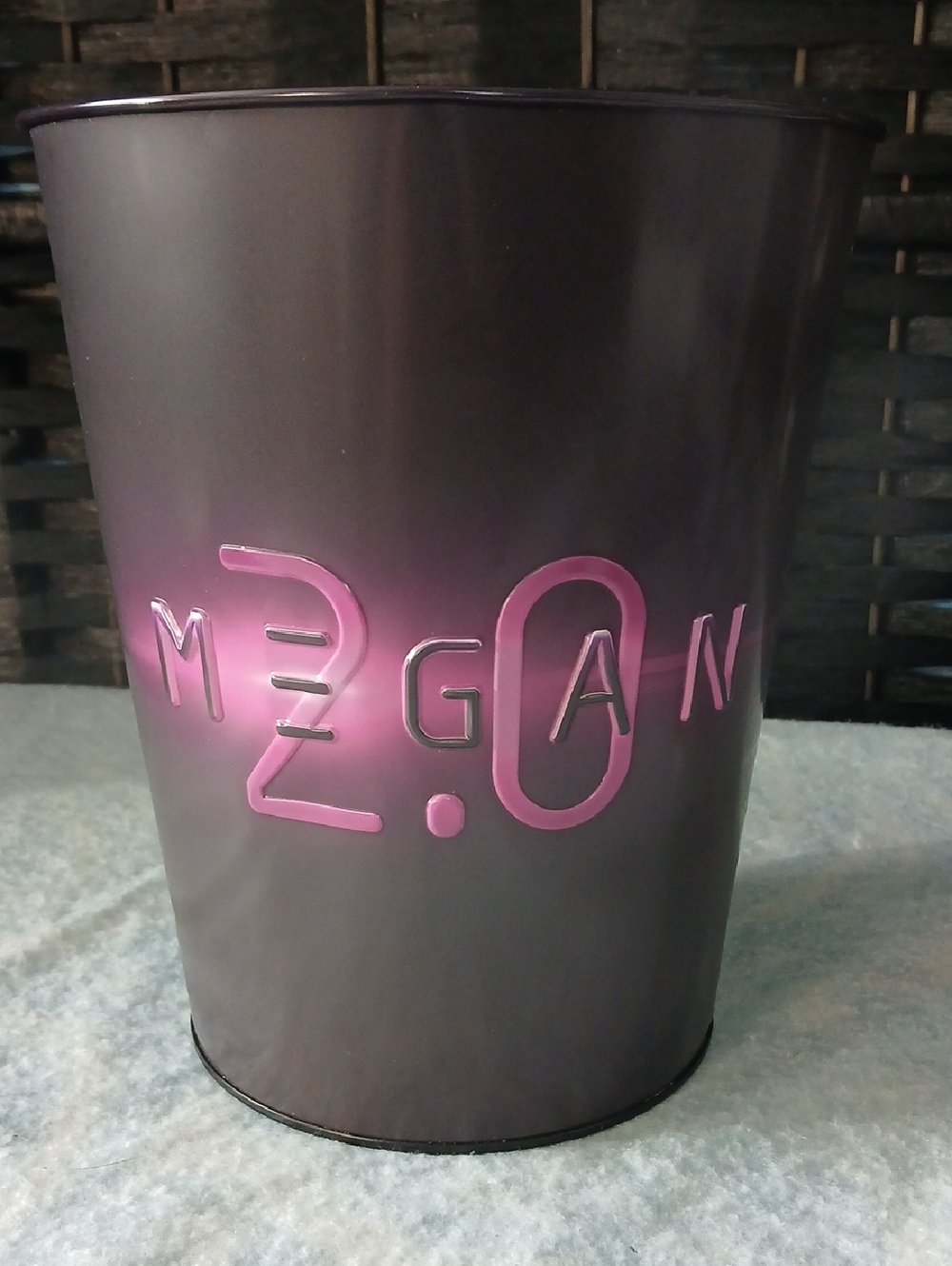 Universal City Studios Meghan 2.0 Metal Movie Popcorn Bucket